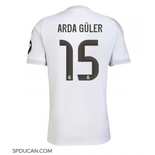 Muški Nogometni Dres Real Madrid Arda Guler #15 Domaci 2025-26 Kratak Rukav